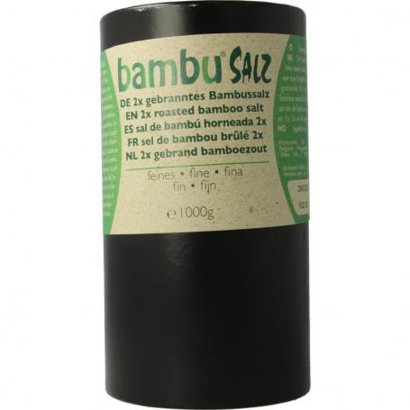 Bamboezout fijn 2x gebrand van Bambu Salz