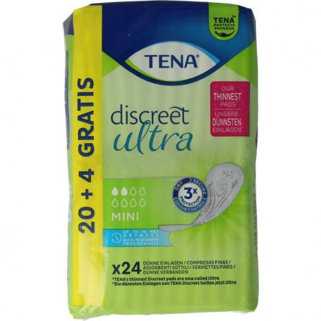 Discreet ultra pads mini van Tena