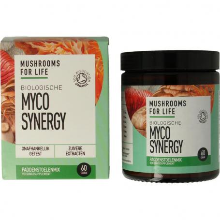 Myco synergy poeder bio van Mushrooms F Life