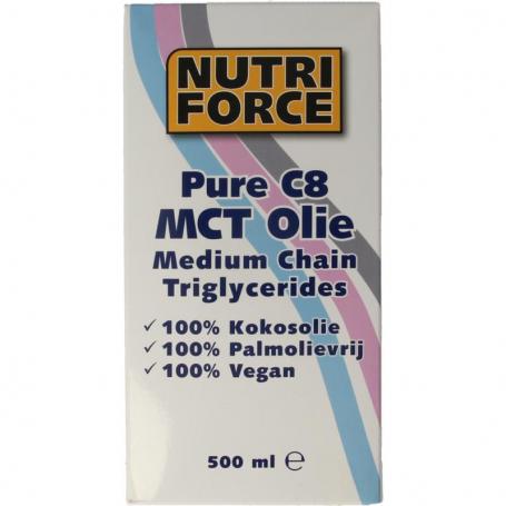 MCT 8 olie van Nutriforce