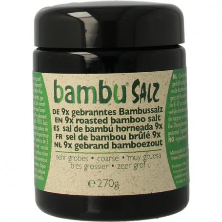 Bamboezout zeer grof 9x gebrand van Bambu Salz