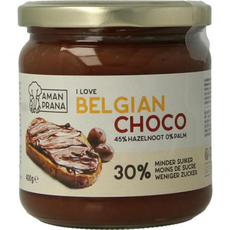 I love Belgische choco bio van Amanprana