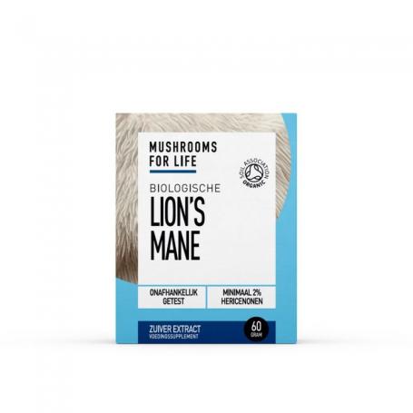 Lion's mane poeder bio van Mushrooms F Life