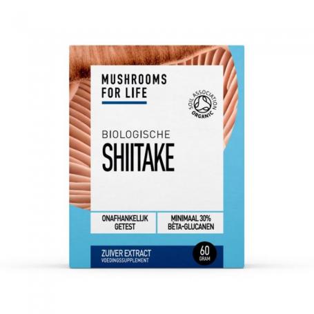 Shiitake poeder bio van Mushrooms F Life