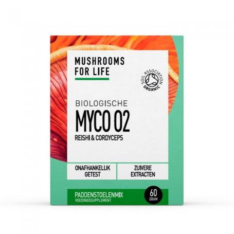 Myco 02 poeder bio van Mushrooms F Life