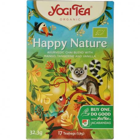 Happy nature bio van Yogi Tea