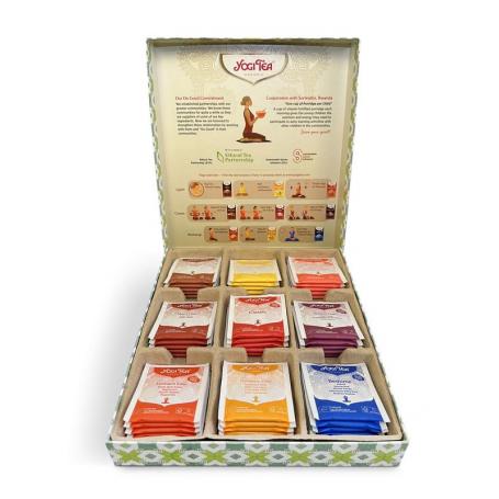 Selection box bio van Yogi Tea