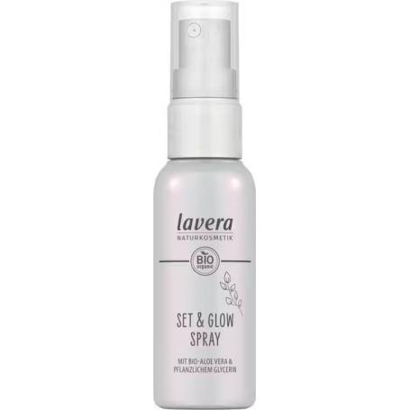 Set and glow settings spray bio van Lavera