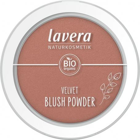 Velvet blush powder nude terracotta 03 bio van Lavera