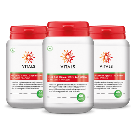 3x Vitals Elke dag mama (60 capsules) van Vitals