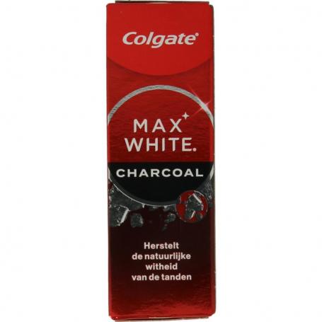 Tandpasta max white charcoal van Colgate