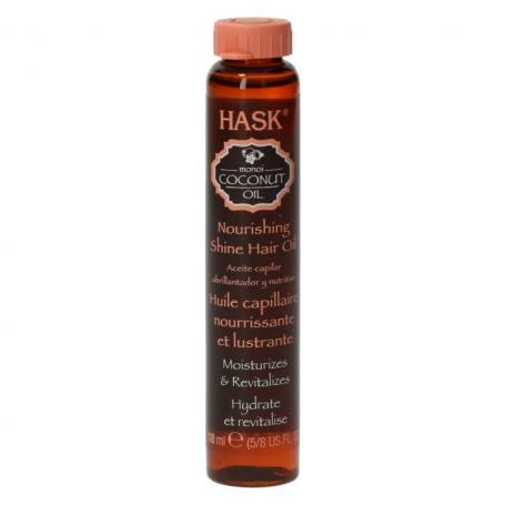 Monoi coconut oil nourishing shine oil van Hask