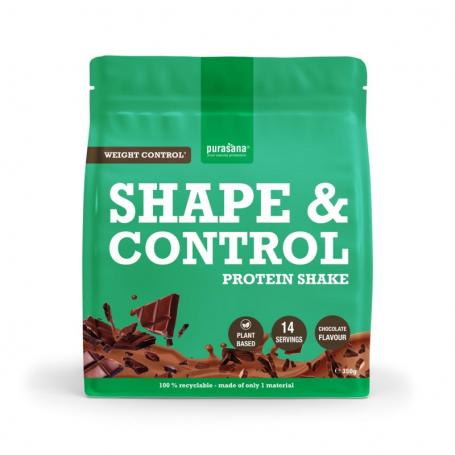 Shape & control plant protein chocolade van Purasana
