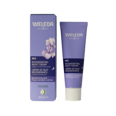 Iris regenererende nachtcreme van Weleda