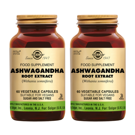 2x Solgar Ashwagandha Root Extract (60 capsules) van Solgar