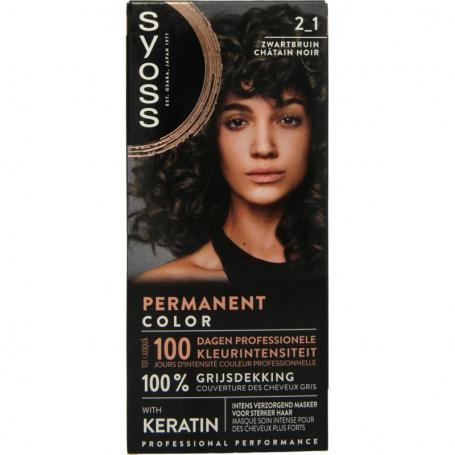 Color baseline 2-1 zwart bruin van Syoss