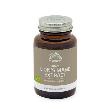 Lion's mane extract 500mg bio van Mattisson