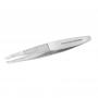Slant tweezer no slip with grip van Tweezerman