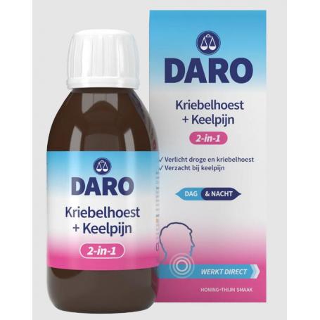 2 in 1 Kriebelhoest en keelpijn van Daro