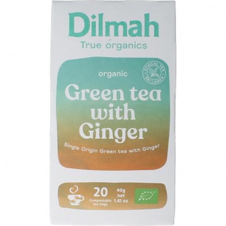 Green tea with ginger bio van Dilmah