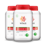 3x Vitals Magnesiumbisglycinaat 100 mg (120 tabletten) van Vitals