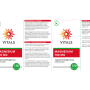 3x Vitals Magnesiumbisglycinaat 100 mg (120 tabletten) van Vitals