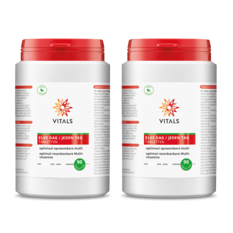 2x Vitals Elke dag (90 tabletten) van Vitals
