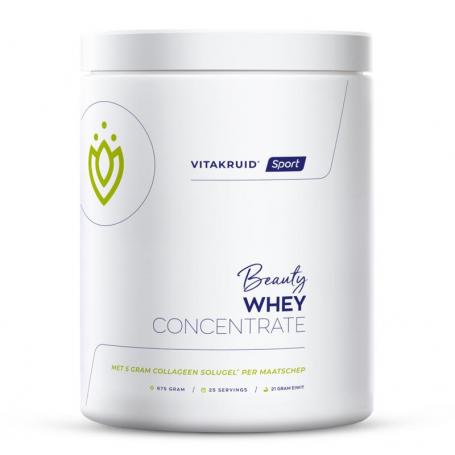 Vitakruid Beauty Whey protein + Collageen Solugel (675 gram) van Vitakruid