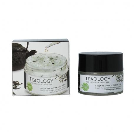 Green tea detox face scrub van Teaology