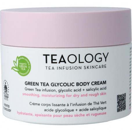 Green tea glycolic body cream van Teaology