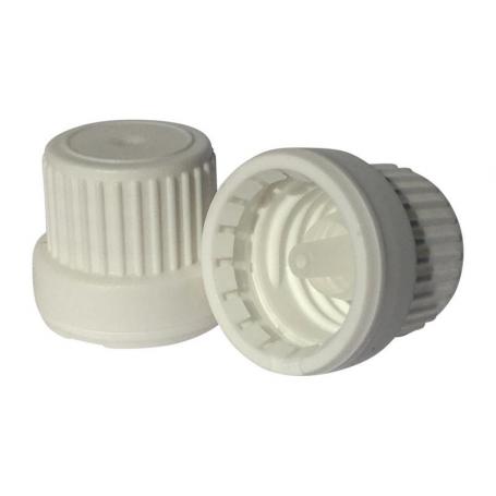 Druppelaar met garantiesluiting wit van Helios Holland