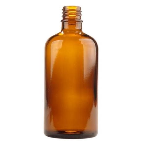 Flesje glas 100ml amber van Helios Holland