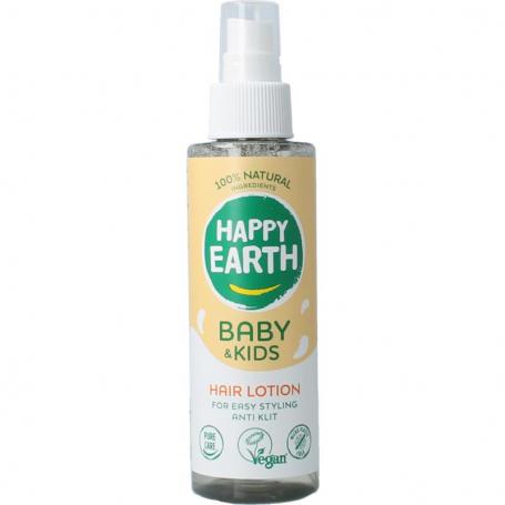 Hairlotion voor baby & kids van Happy Earth