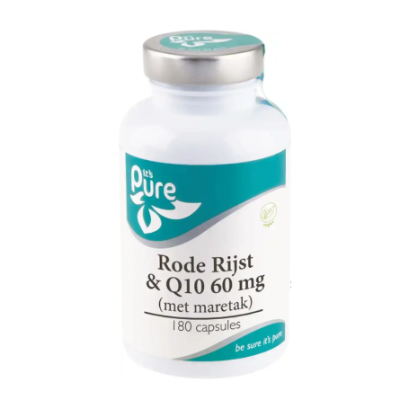 It's Pure Rode Rijst Q10 (180 vegetarische capsules) van Its Pure