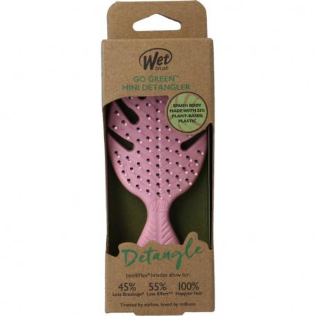 Go green detangler pink mini van Wetbrush