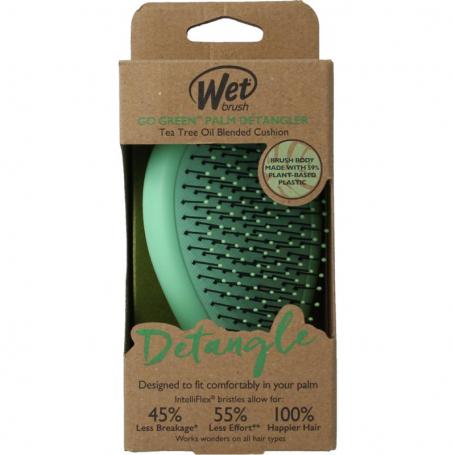 Go green palm detangler green tea tree oil van Wetbrush
