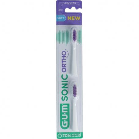 Sonic ortho batterij tandenborstel refill van GUM