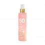 Glitter pink sun oil bio SPF50 van Alphanova Sun