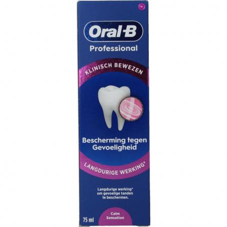 Tandpasta professional calming sensitive protect van Oral B