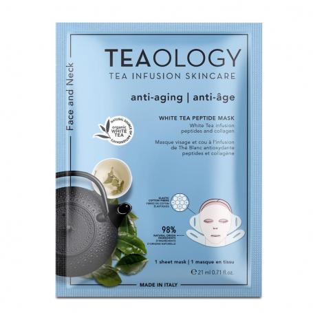 White tea peptide mask van Teaology