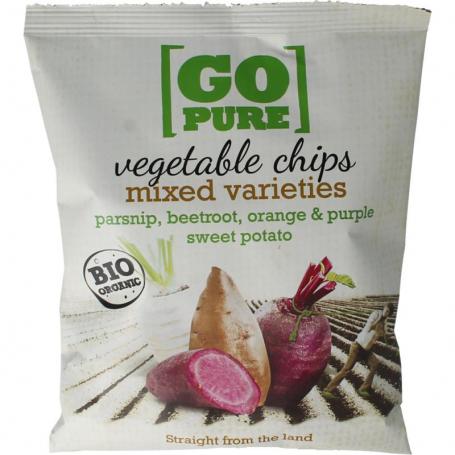 Chips groente bio van Go Pure