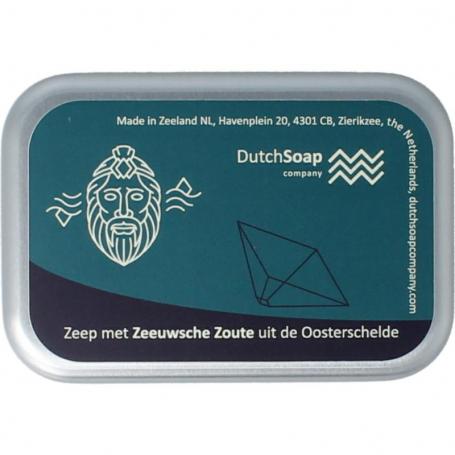 Zeep in aluminium travel case van Zeeuwsche Zoute