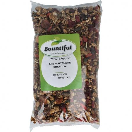 Ambachtelijke granola superfood van Bountiful