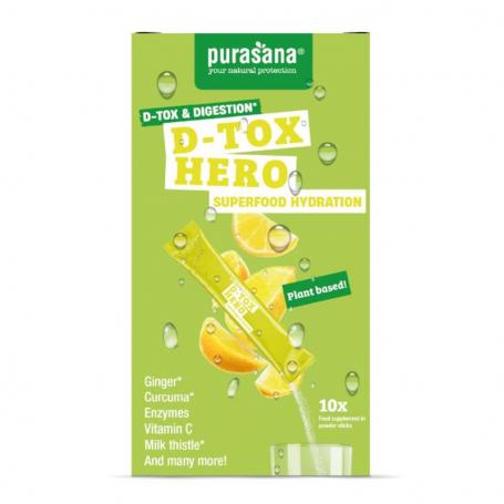 Hydration superfoods d-tox hero van Purasana