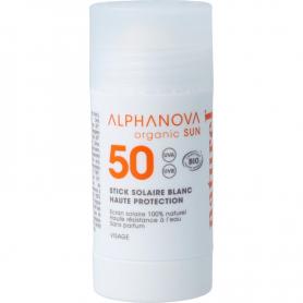 Alphanova Sun Sun stick SPF50+ blanc bio
