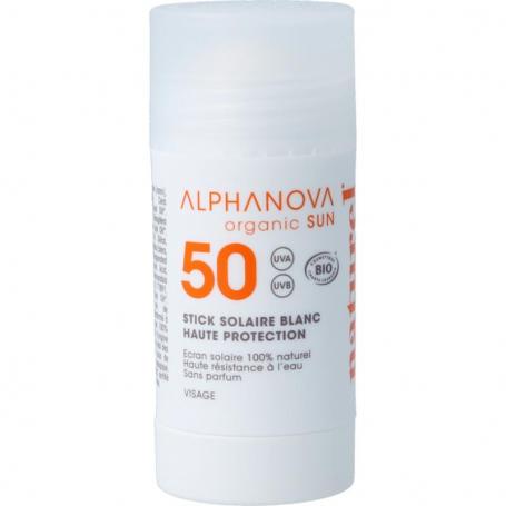 Sun stick SPF50+ blanc bio van Alphanova Sun