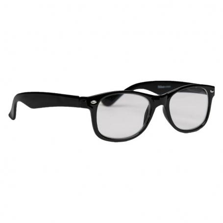 Leesbril wayfarer glans zwart +3.00 van Melleson