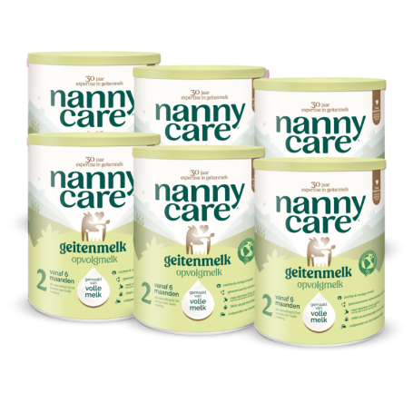 6x Nannycare 2 Opvolgvoeding geitenmelk van Nannycare