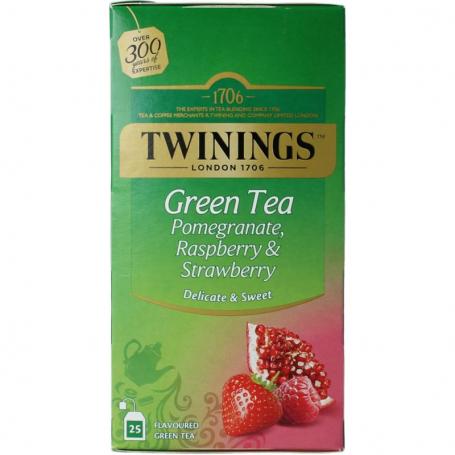 The vert pomogranate raspberry strawberry van Twinings