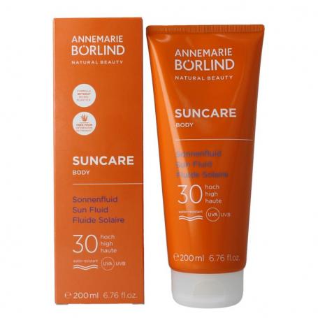 body suncare fluid spf 30 bio van Borlind